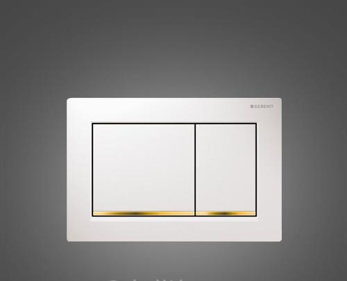 Кнопка смыва - Geberit, Omega 30, 1x21.2x14.2 см, 115.080.KK.1
