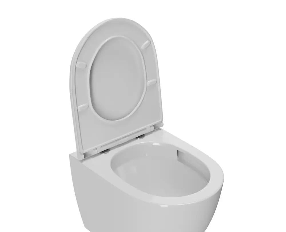 Point Элемент П, Унитаз подвесной с инсталляцией и кнопкой, PN48203WC