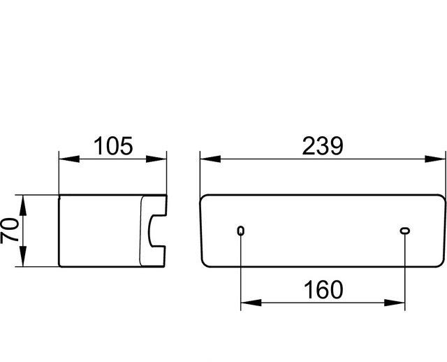Keuco Elegance new, Полка, 11658 010001