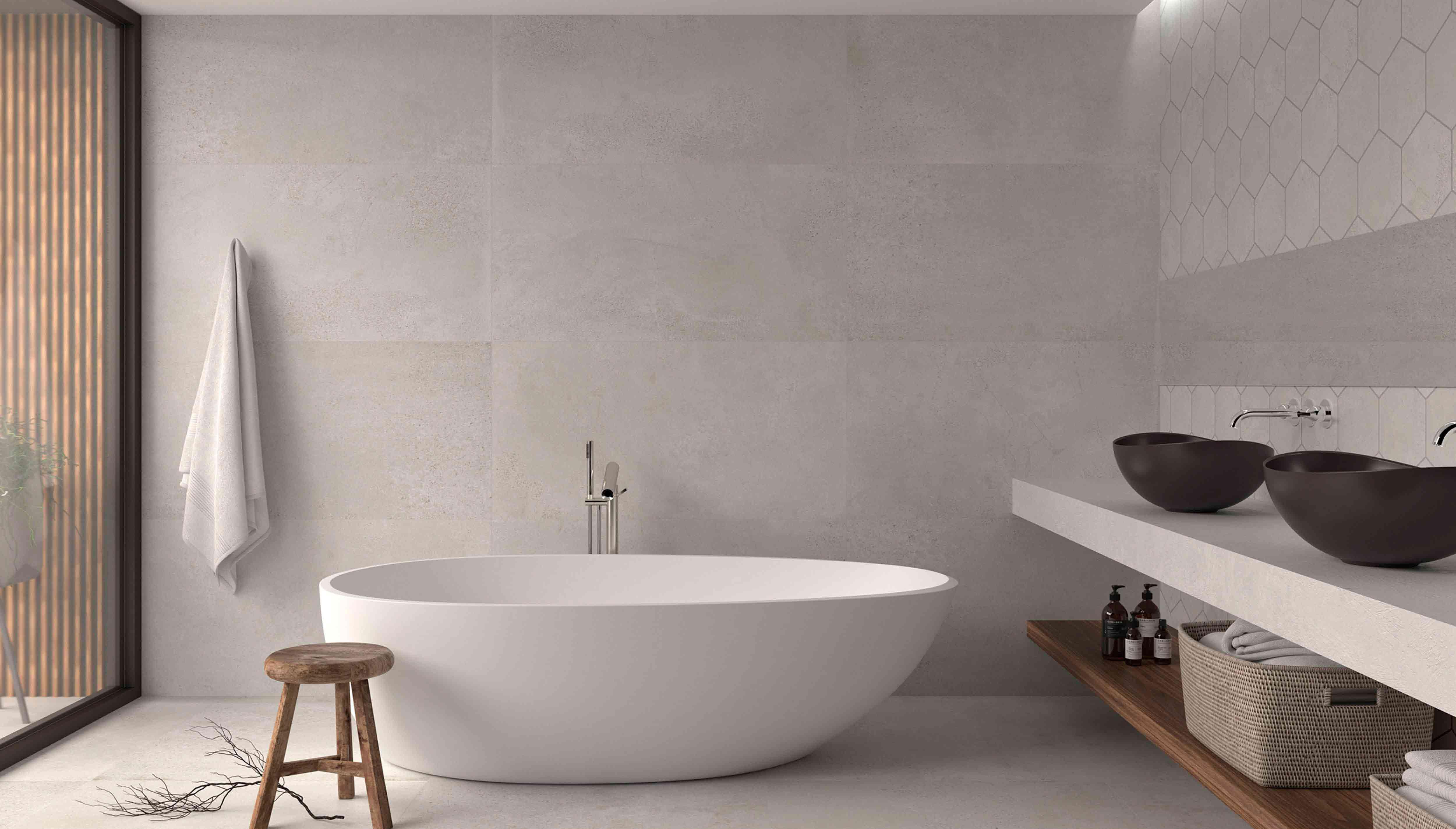 Картинка Dune Zement, Керамогранит, 90x90 см