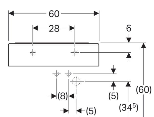 Geberit Bambini, Раковина, 326060000