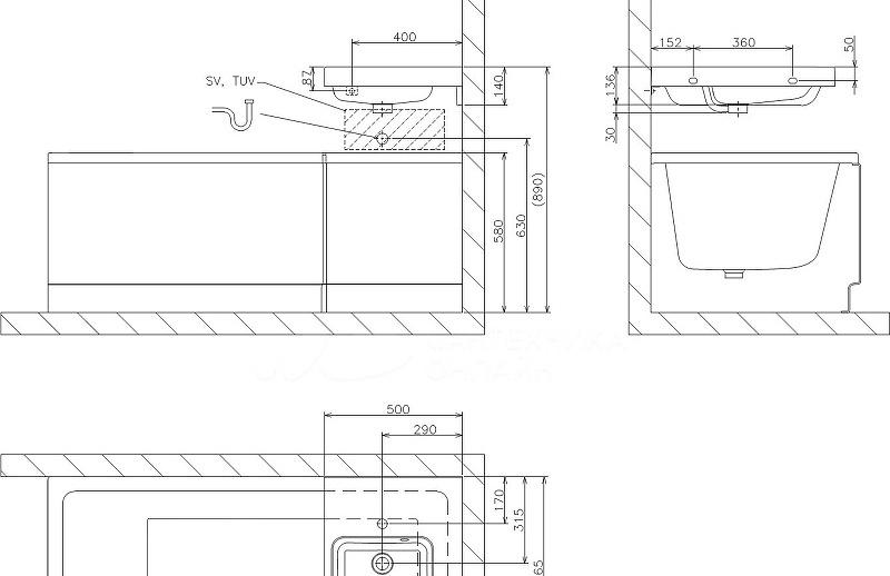 Ravak Balance, Раковина, XJX01260000