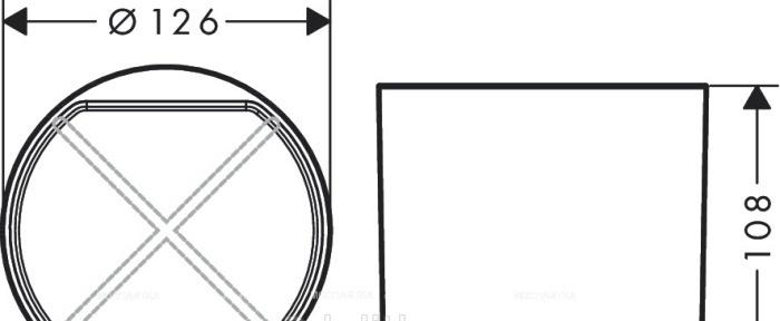 Hansgrohe WallStoris, Стакан, 27921700