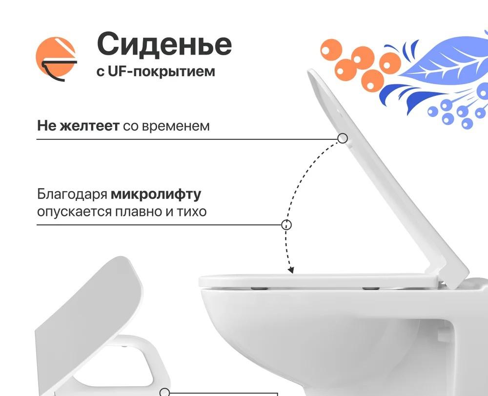 Geberit без коллекции, Унитаз подвесной с инсталляцией и кнопкой, NT10SL