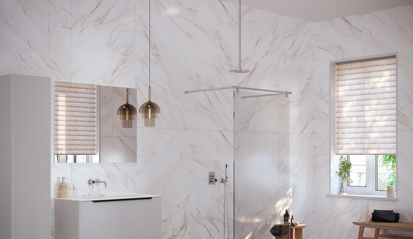 Картинка Creto Calacatta Gold, Керамогранит, 60x120 см