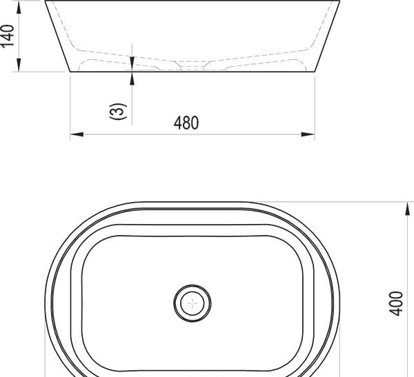 Ravak Solo, Раковина, XJX01358000
