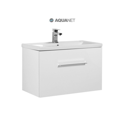 Aquanet Порто, Тумба с раковиной, 6656mkr / S-UM-COM80/1-w / UM-COM80/1