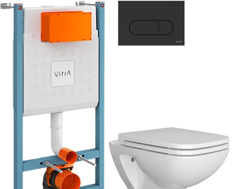 Vitra без коллекции, Унитаз подвесной с инсталляцией и кнопкой, BL-101N-FST / 00203340