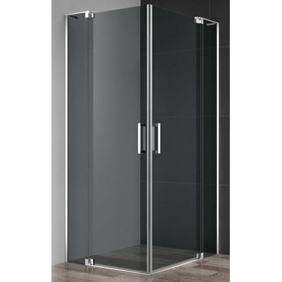 Душевой уголок - Cezares, Slider AH 2, 70x90x195 см, SLIDER-AH-2-70/80-90/100-GRIGIO-Cr