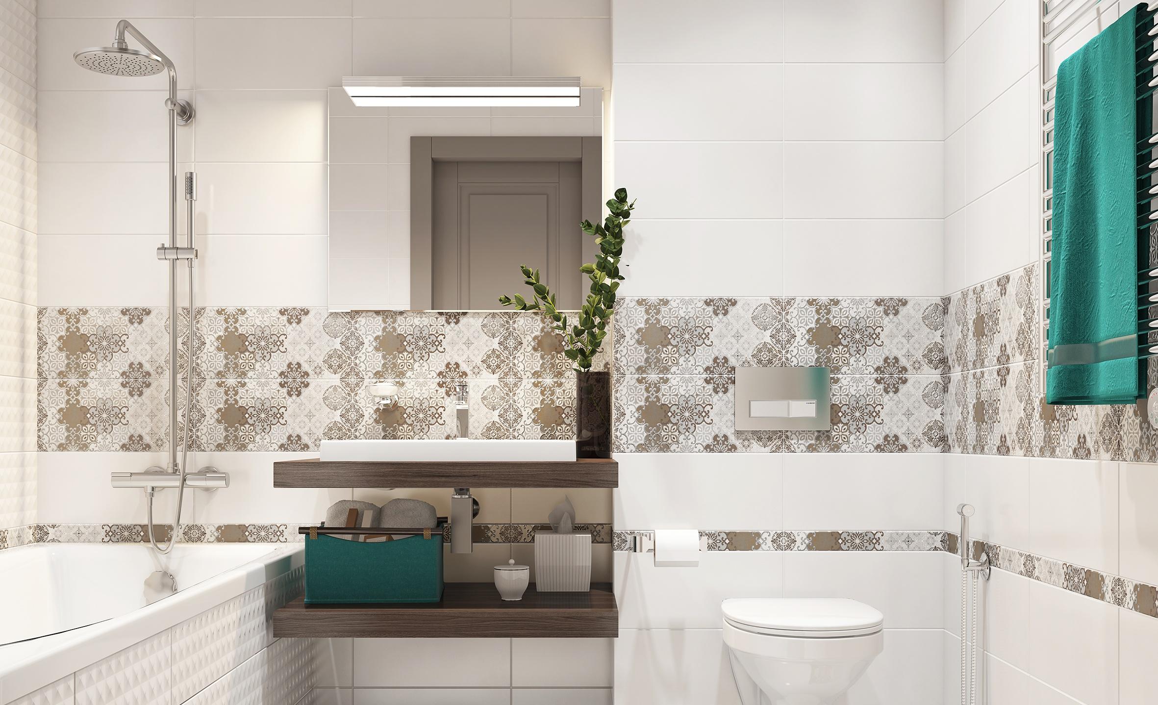 Картинка Cersanit Alrami, Настенная плитка, 20x44 см