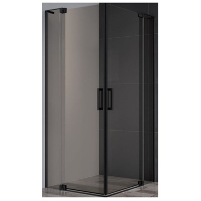 Душевой уголок - Cezares, Slider AH 2, 70x100x195 см, SLIDER-AH-2-70/80-100/110-BR-NERO