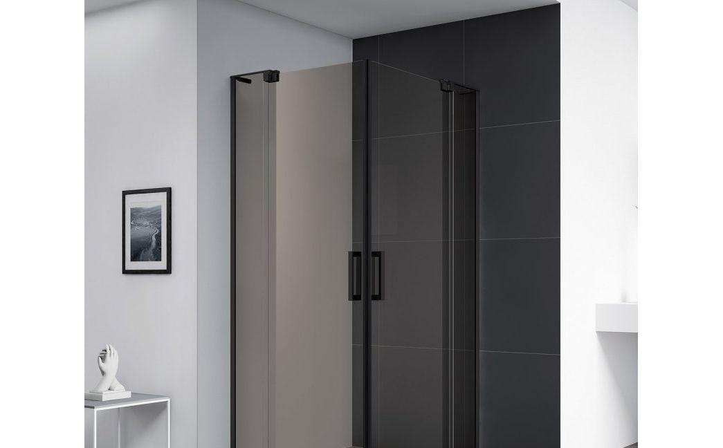 Душевой уголок - Cezares, Slider AH 2, 70x100x195 см, SLIDER-AH-2-70/80-100/110-BR-NERO