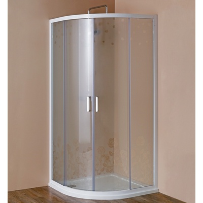 Душевой уголок - Cezares, Rosa, 90x90x195 см, ROSA-R-2-90-RO-Bi / ROSA-R-R-2-90-RO-Bi