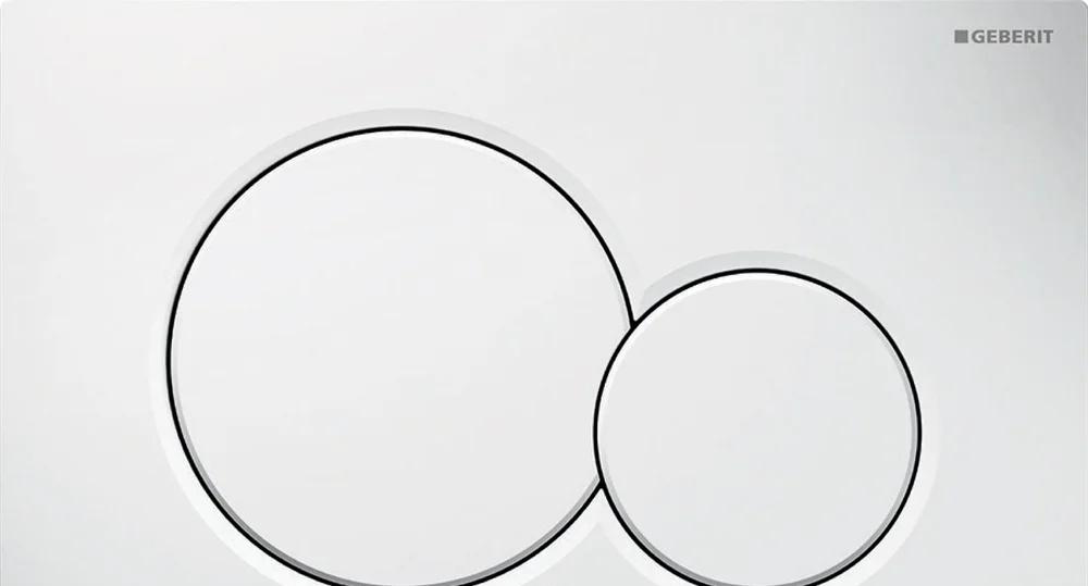 Geberit без коллекции, Унитаз подвесной с инсталляцией и кнопкой, PN48430W