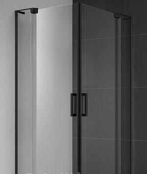 Душевой уголок - Cezares, Slider, 100x100x195 см, SLIDER-A-2-90/100-C-NERO