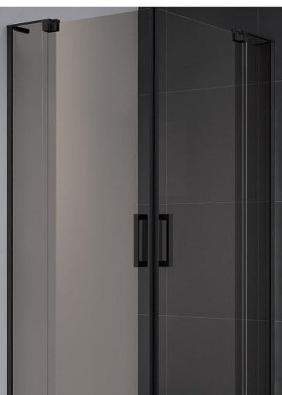Душевой уголок - Cezares, Slider AH 2, 70x100x195 см, SLIDER-AH-2-70/80-100/110-BR-NERO