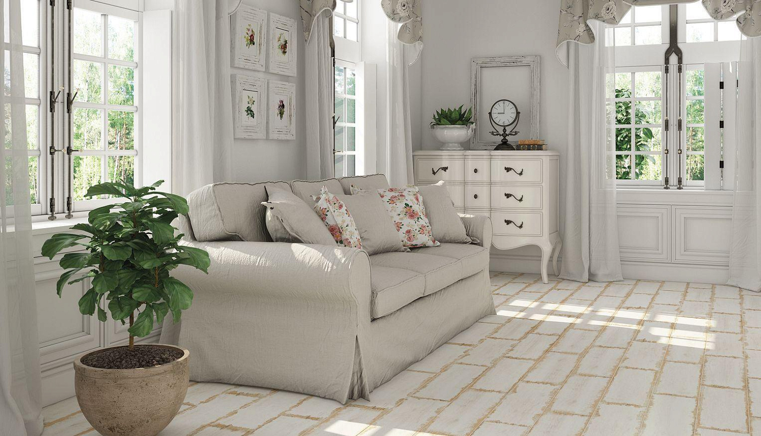 Cersanit Shabbywood, Керамогранит, 18.5x59.8 см