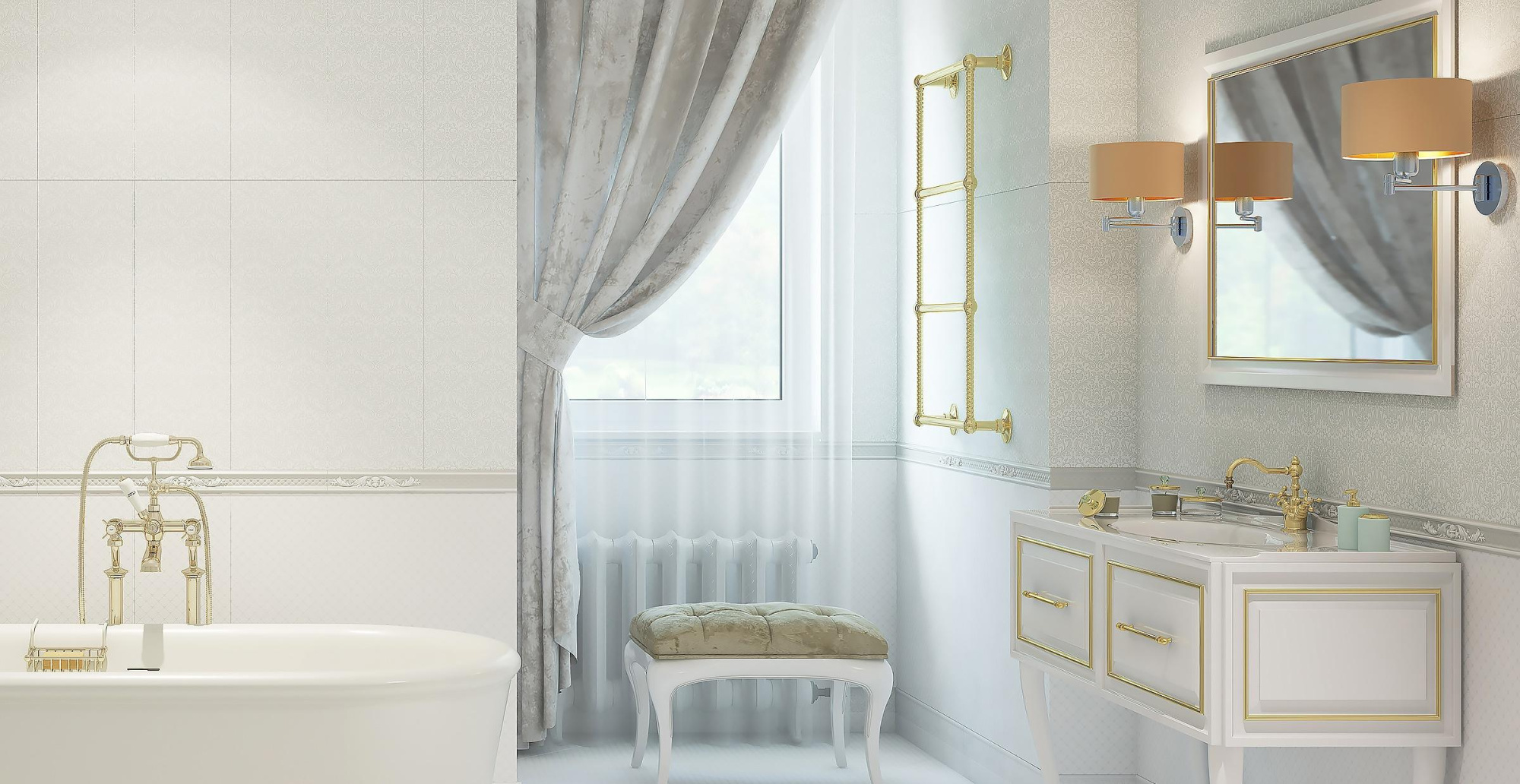 Картинка Delacora Royal, Бордюр, 1.8x25 см