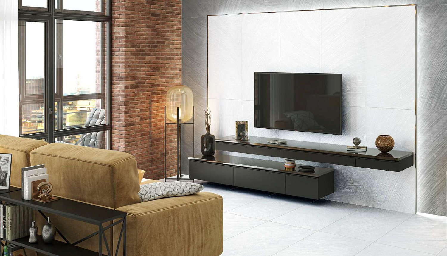 Delacora Metallic, Керамогранит, 60x120 см