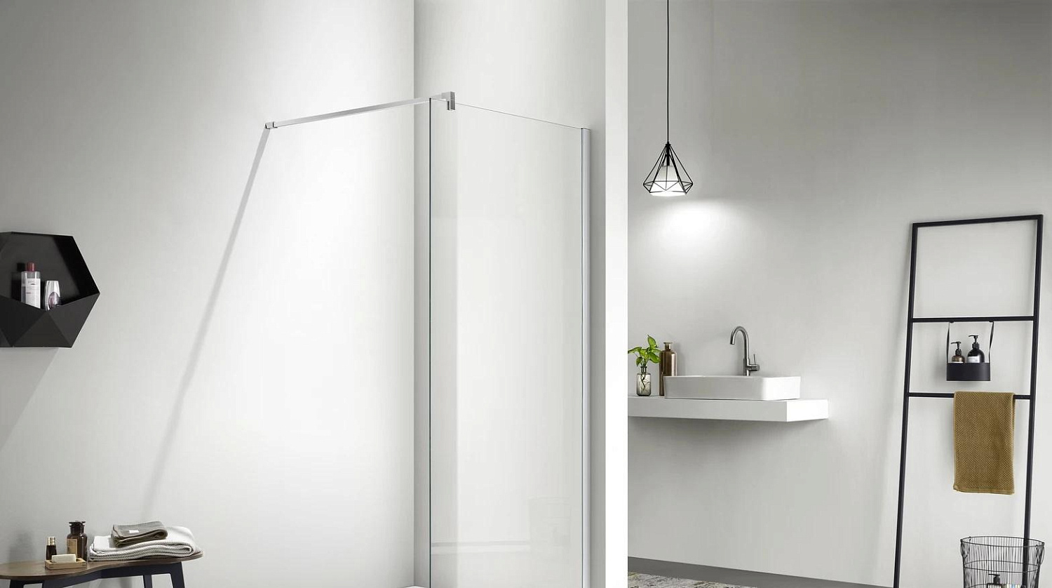 Душевая перегородка - Aquatek, Walk in, 70x200 см, AQ WIW 07020CH