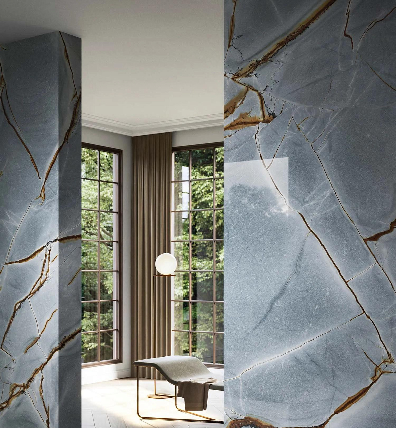 Xlight Blue Roma, Керамогранит, 120x250 см