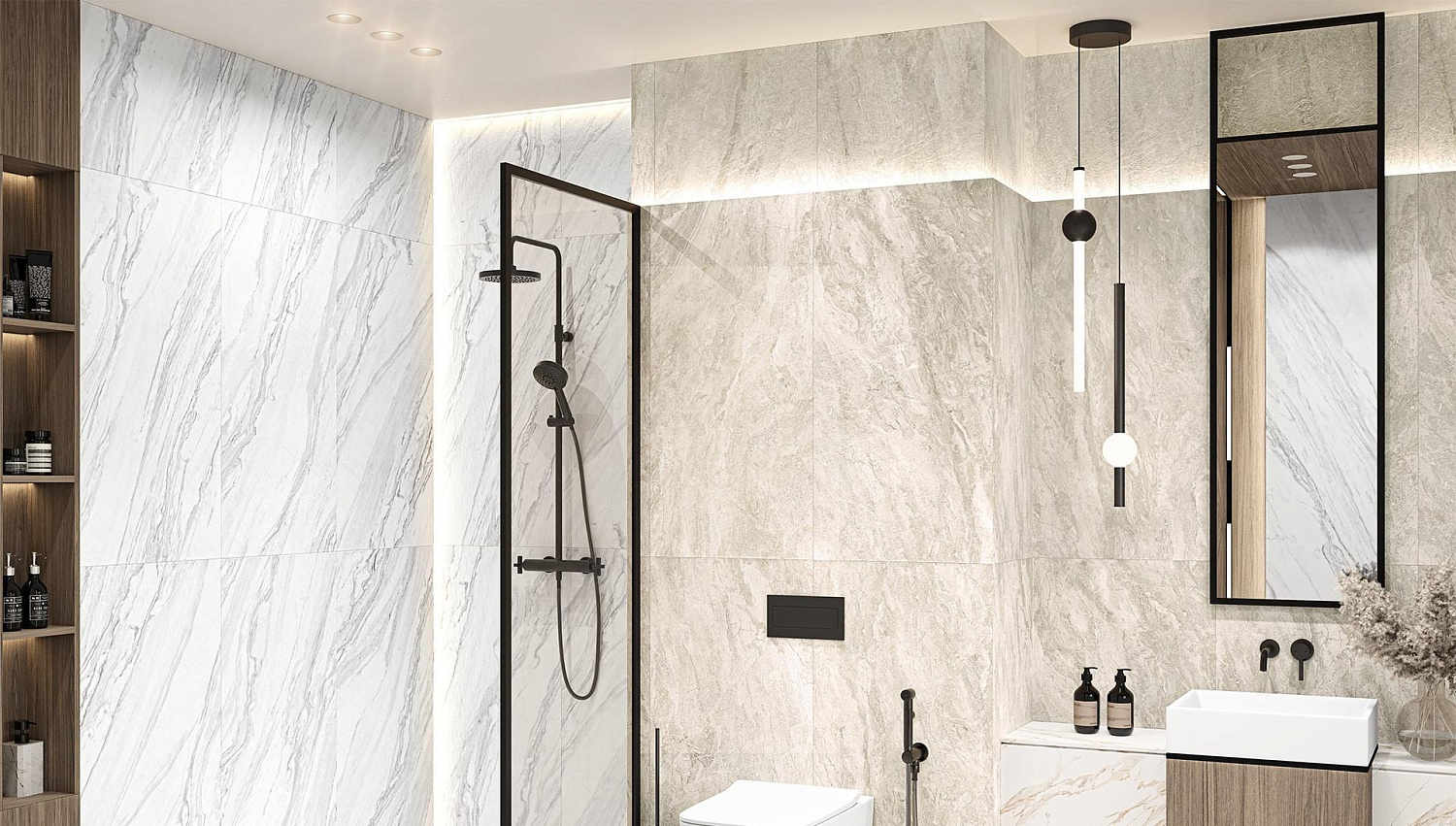 Delacora Roxy, Керамогранит, 60x120 см