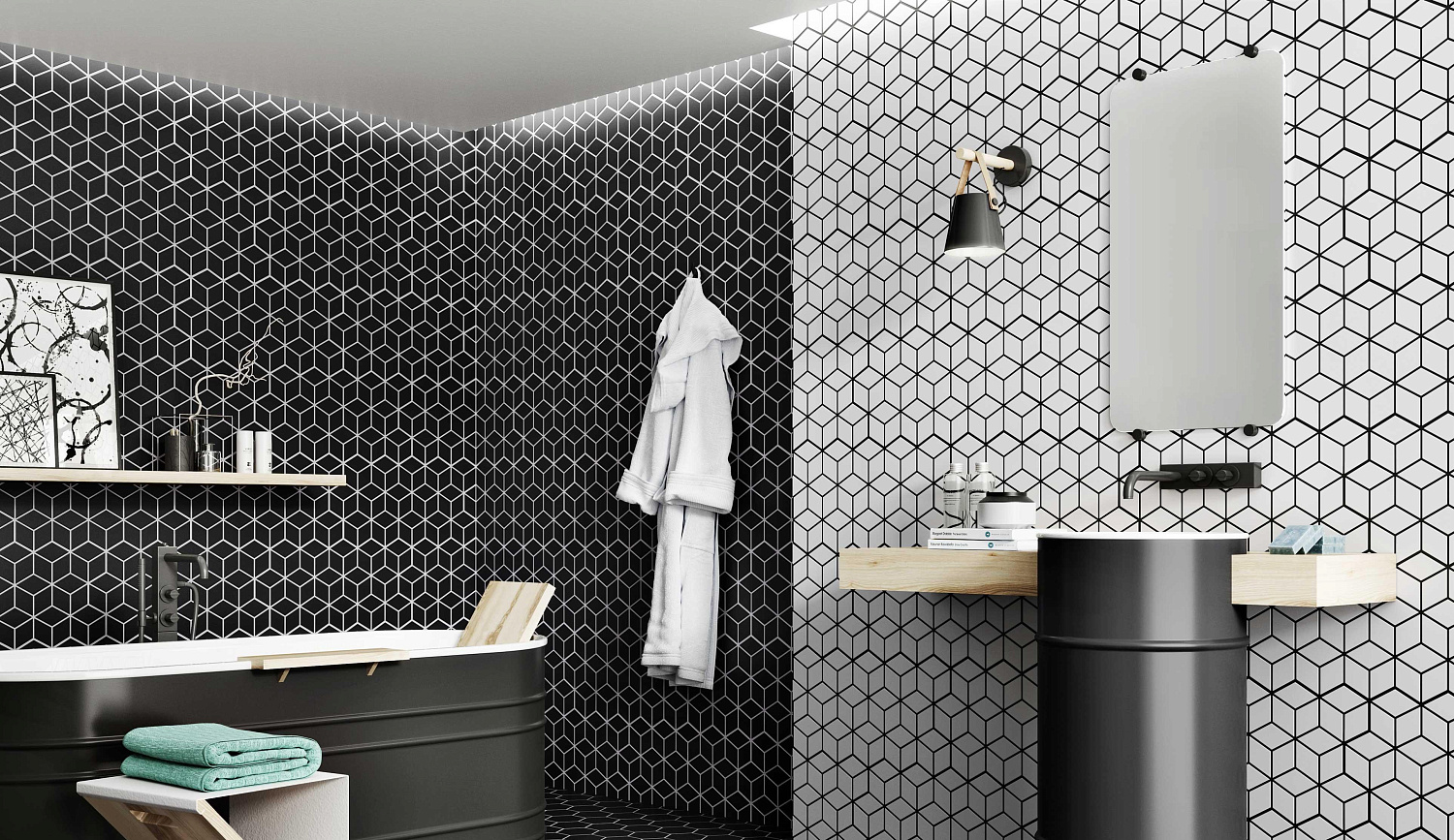 Realonda Rhombus, Керамогранит, 26.5x51 см