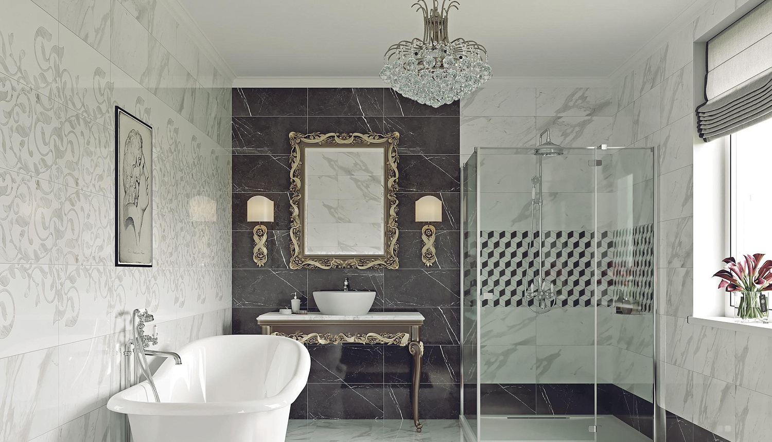 Cersanit Royal Stone, Настенная плитка, 29.8x59.8 см