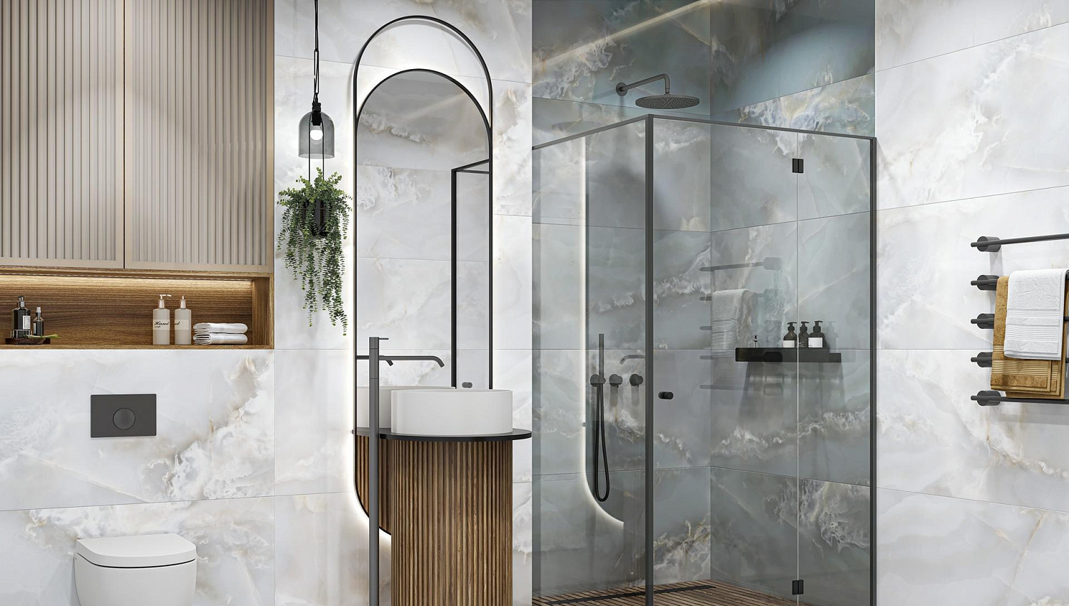 LCM Monaco Onyx, Керамогранит, 60x120 см