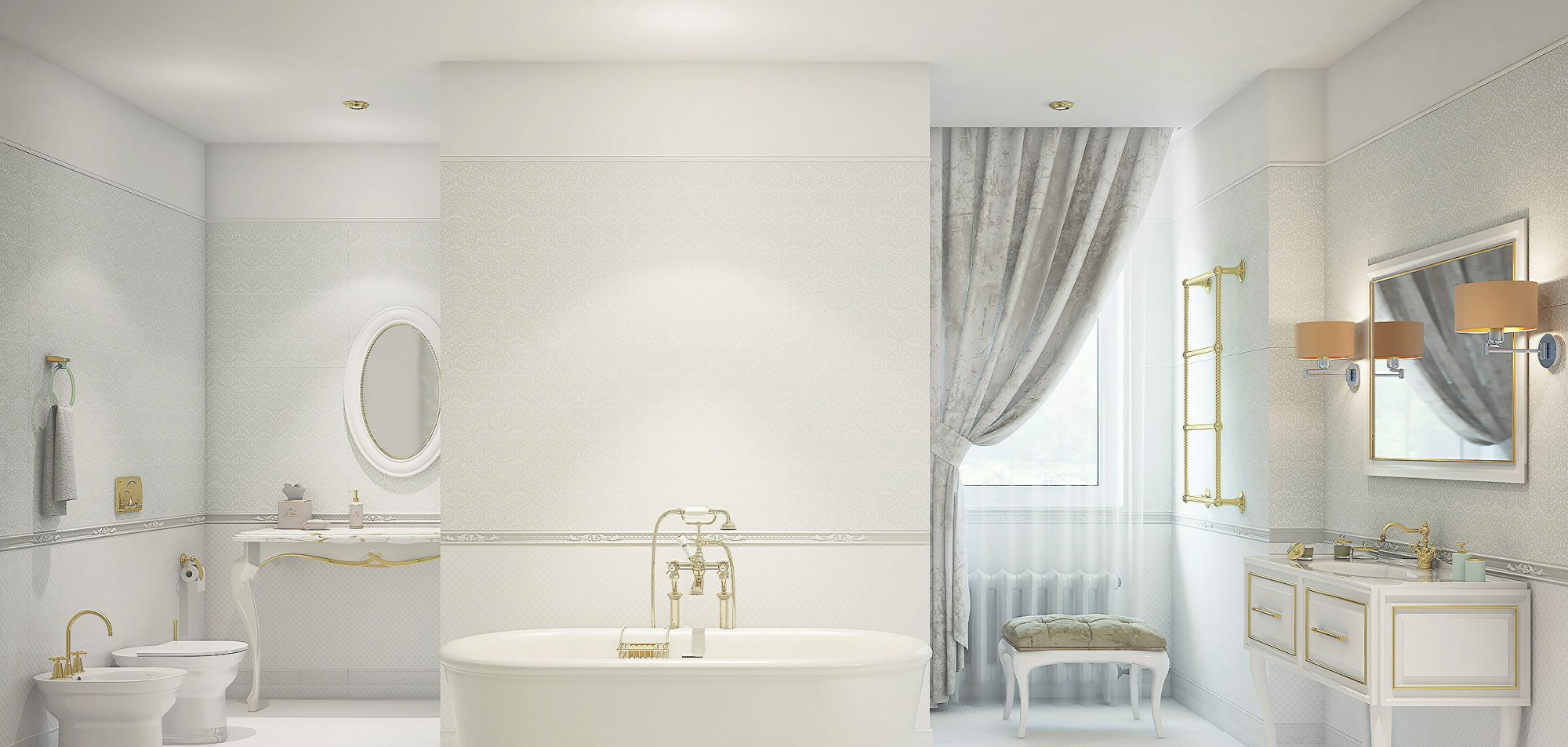 Картинка Delacora Royal, Бордюр, 1.8x25 см