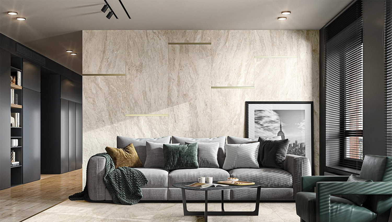 Delacora Roxy, Керамогранит, 60x120 см