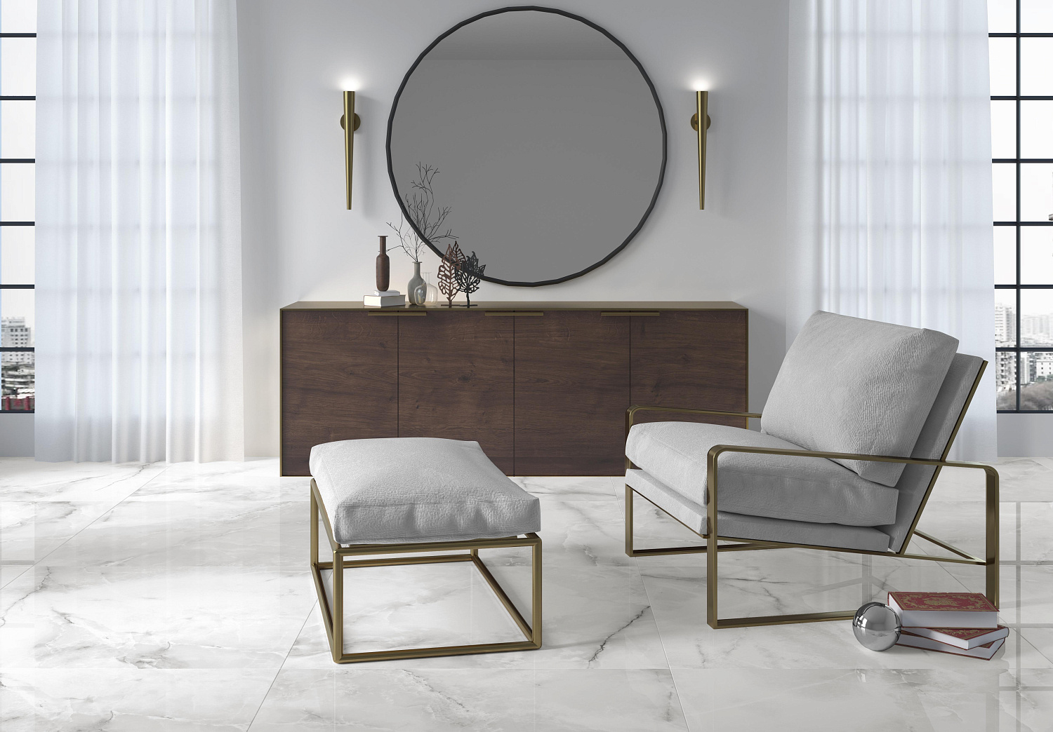 Navarti Allure, Керамогранит, 75x150 см