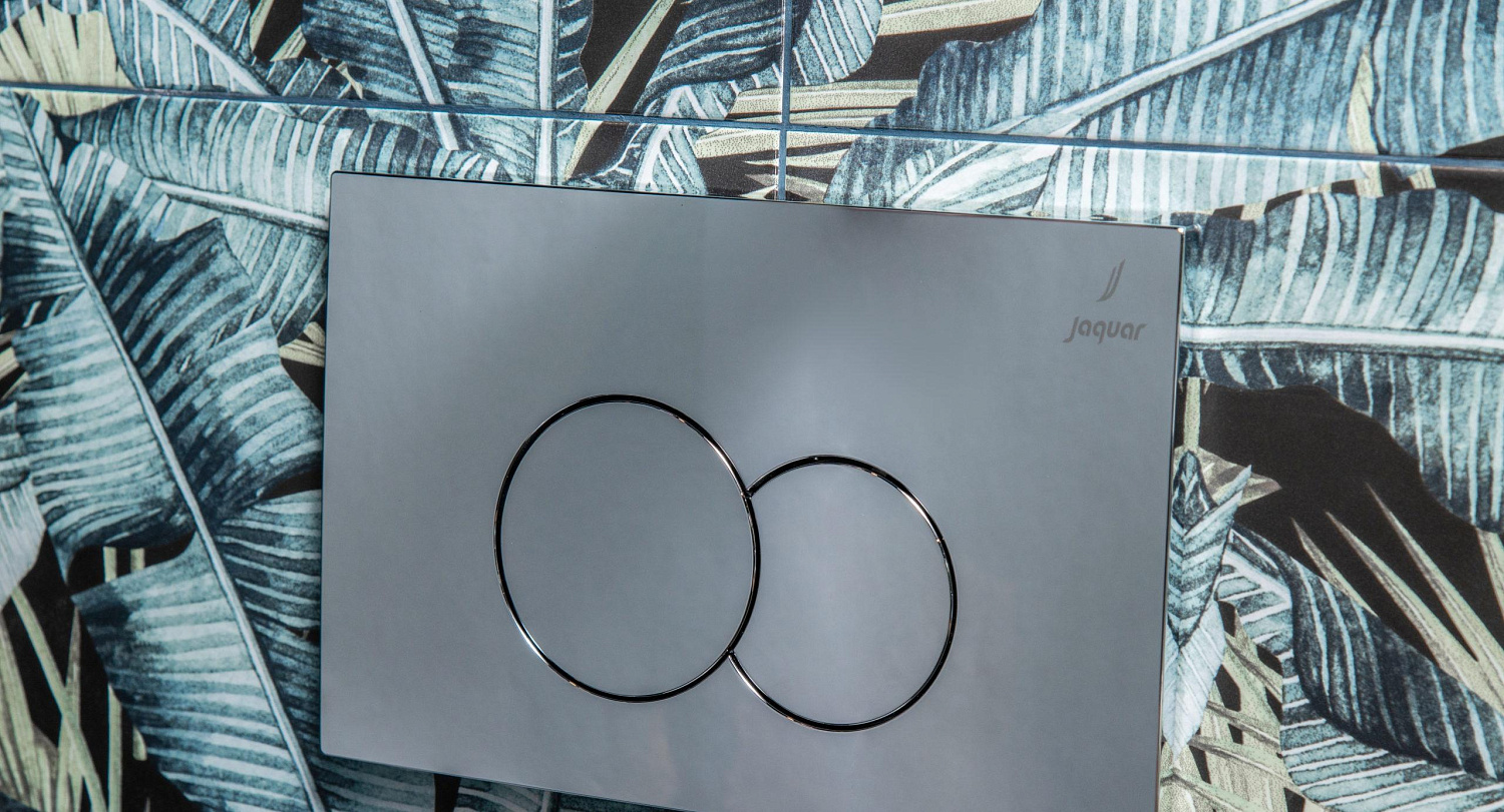 Кнопка смыва - Jaquar, Opal, 0.9x24x15 см, JCP-CHR-152415