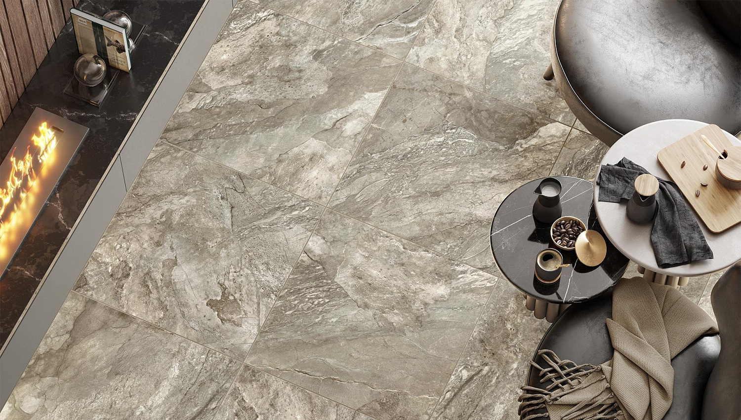 Delacora Slate, Керамогранит, 60x120 см