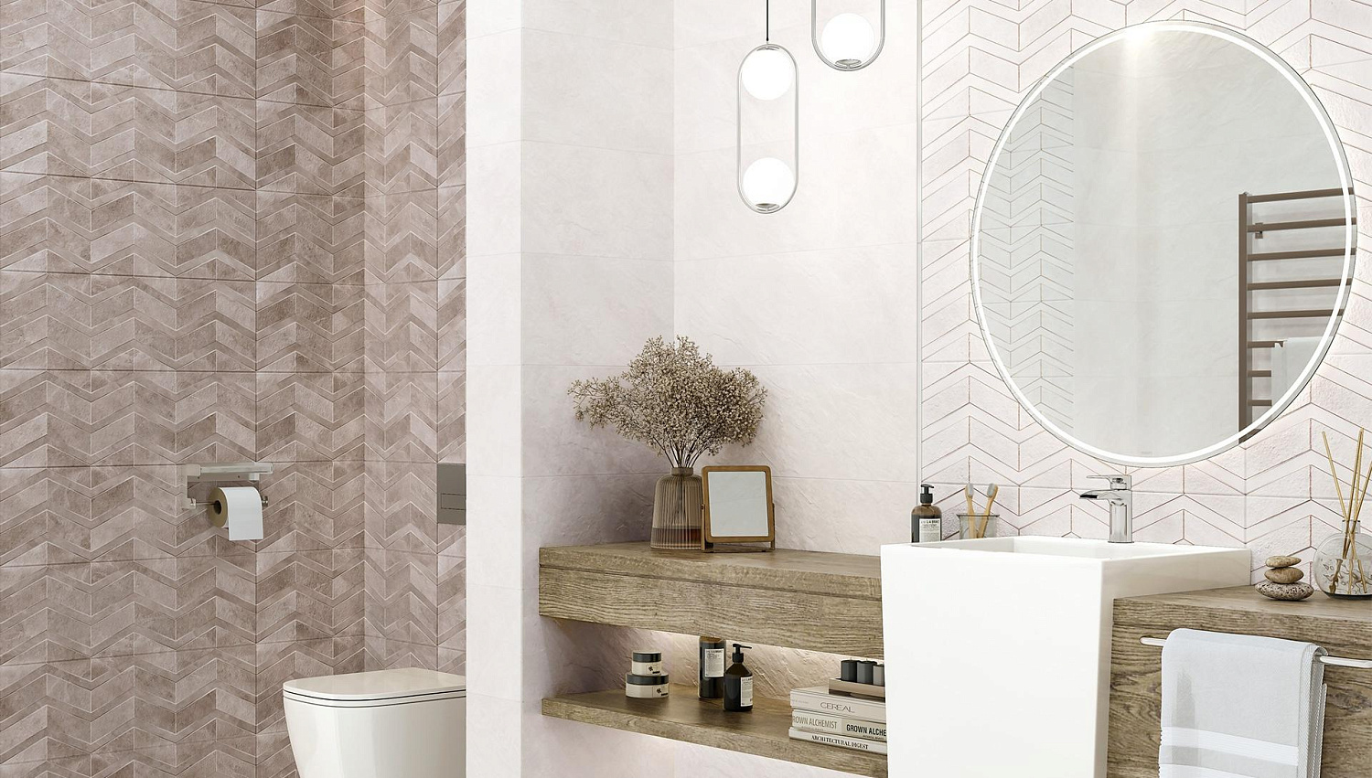 Delacora Evan, Настенная плитка, 24.6x74 см