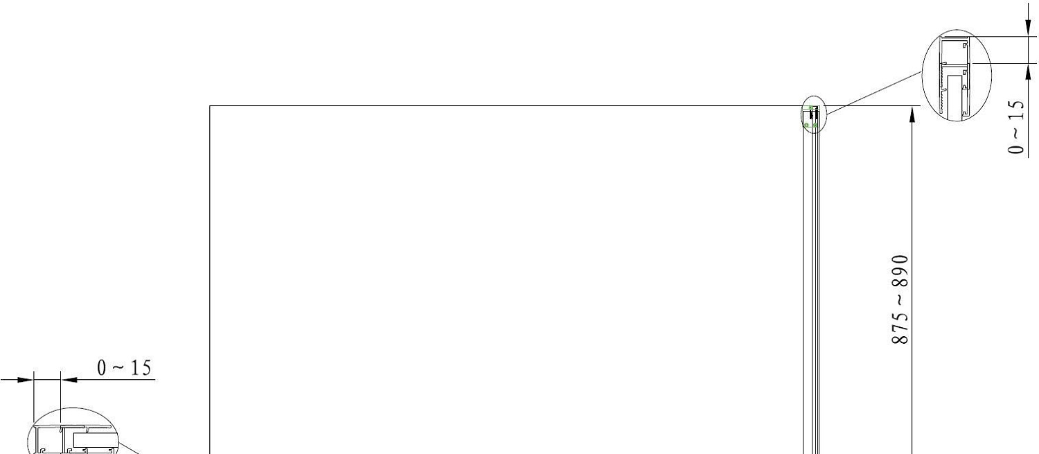 Душевой уголок - Aquanet, Ideal, 89x139x200 см, 00243630 / AE-AXC94MB-S-C