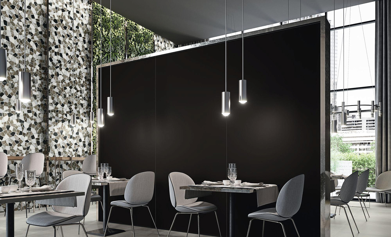 Baldocer Black, Керамогранит, 60x120 см