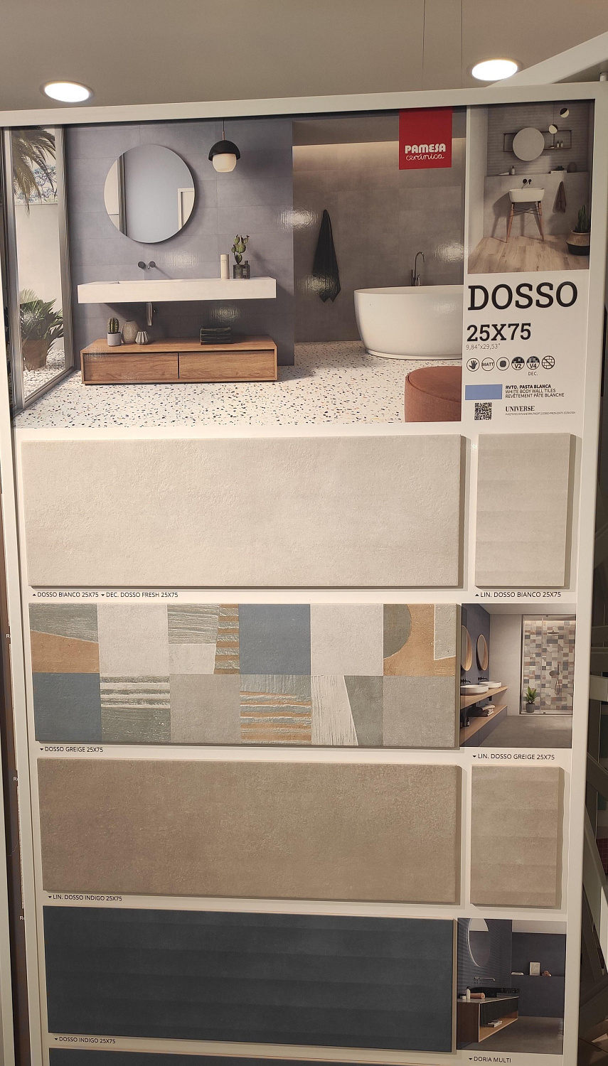Pamesa Dosso, Настенная плитка, 25x75 см
