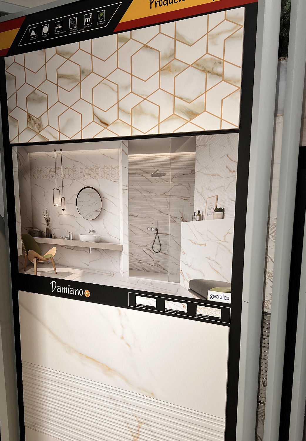 Geotiles Damiano, Настенная плитка, 30x90 см