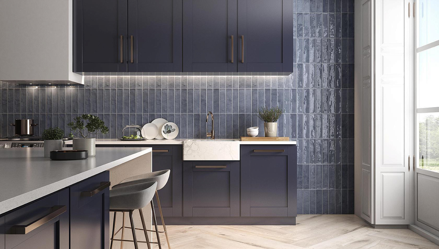 Pamesa Origin Eleganza, Настенная плитка, 7.5x30 см